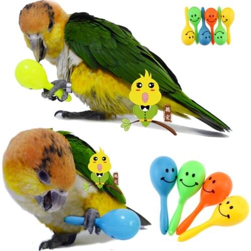 3pcs/1lot Parrot Toy with Sound Small Birds Toys Pet Toy Accessories Cockatiel Parrot Toys D411a