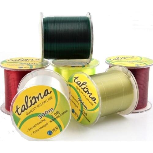 500m quality nylon line for telescopic fishing rod suitable for most fish and water condition 12 pcs