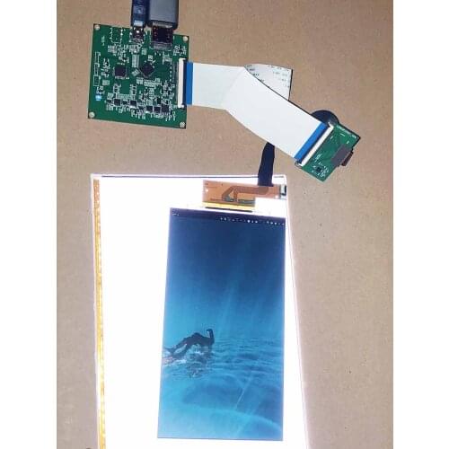 6.33inch 1440*2560 2K LCD KIT For Light curing -3D printer MIPI TO HDMI Without backlight