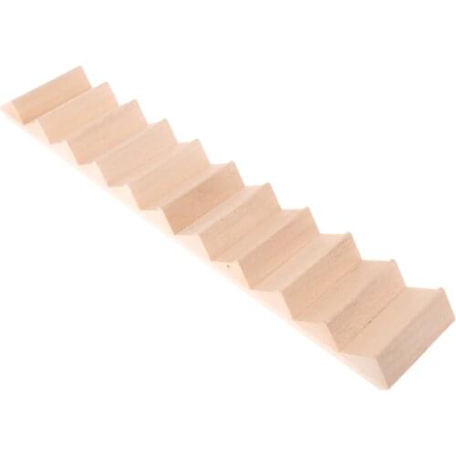 1:12 Dolls House Miniatures Wood Staircase Stair Steps Dollhouse Accessories