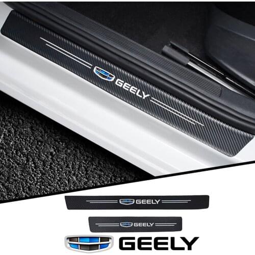 Threshold Car sticker for geely atlas coolray BO RUI YUE CK Saloon EMGRAND ec7 GS GC2 GC5 GC6 GC7 GX2 Haoqing Vision Accessories