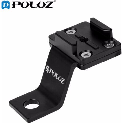 PULUZ For GoPro Accessories Fixed Metal Motorcycle Holder Mount for GoPro HERO 7/6/5/4 Session/3 /Xiaoyi/DJI OSMO Action Cameras