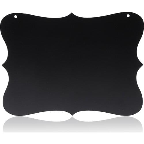 Rectangle Hanging Wood Blackboard Double Sided Erasable Chalkboard Message Board