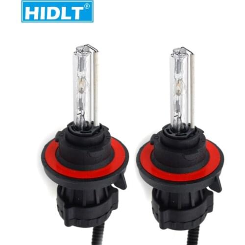 HIDLT 2PCS 35W 55W Bi Xenon H13-3 Bixenon H13 Hi/Lo Beam Replacement Bulb 4300K 5000K 6000K 8000K 12V HID Xenon Headlight Bulbs