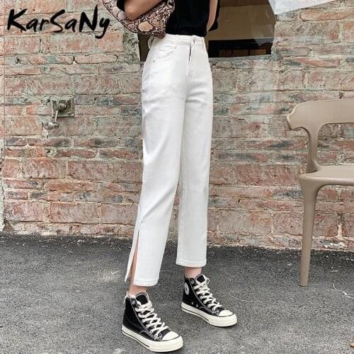 Женские прямые джинсы KarSaNy China At AliExpress