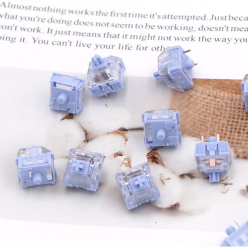 Keypro Kailh Polia switch Game Machine Keyboard diy switch RGB/SMD MX Switches advance Tactile handfeeling