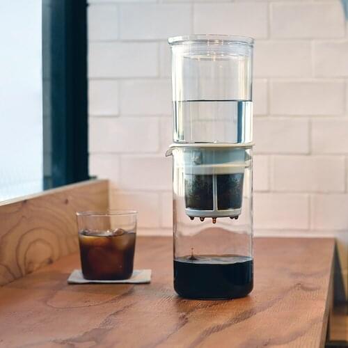 Hario New Coffee Pot Water Drip Coffee Pots Ice Drip Pot With Reusable Stainless Steel Filter Cold Brew Glass Teapot Maker