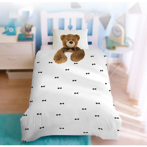 3D Creative Design Bedding Set For Girl Kids Bear Astronaut Princess Cartoon Bed Linen Boys Duvet Cover Children Single Bed 135