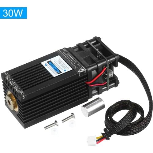 30W Laser Module Laser Head 450nm Blue Lase for Laser Engraving Machine Wood Marking Cutting Tool Laser Engraving Machine
