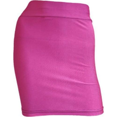 Summer Sexy Half Body Skirt Micro Mini Womens Skirts Elastic Force High Waist Sports Buttocks Sports Yoga Short Skirt New