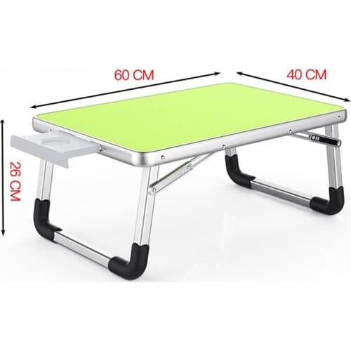 Modern Outdoor Folding Lazy Computer Laptop Desk 60*40cm Adjustable Folding Laptop Laptop Desk Desk Frame Portable Bed Tray