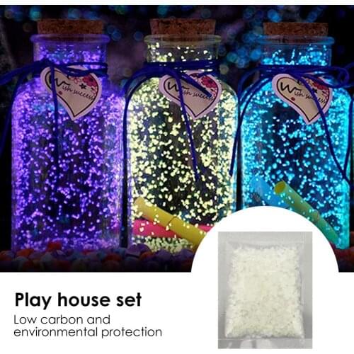 15g Luminous Sand Stones Garden Park Road Pebbles Glow In Dark Ornaments For Party Aquariums Fish Tank Decoration Stone Ornament