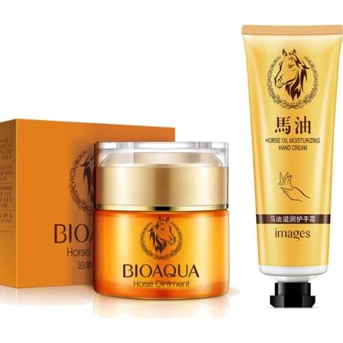 Horse Oil Repair Hand Face Cream Moisturizing Anti-chapping Skin Whitening Hand Cream Winter Anti-crack Hand Cream Skincare