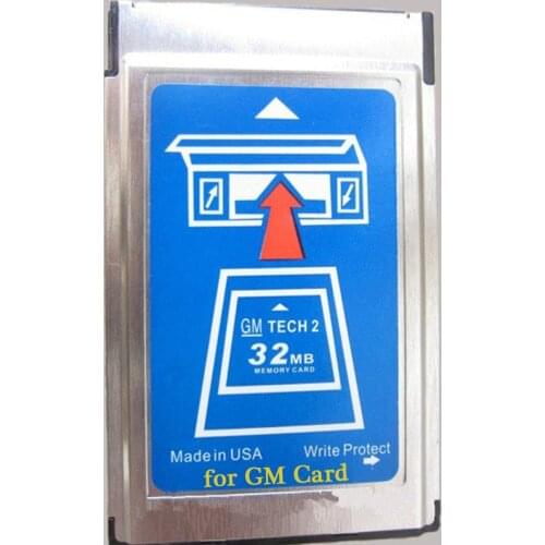 High quality for GM TECH2 32MB Card G.M/O.PEL/S.AAB/I.SUZU/S.UZUKI/H.olden 6 kind of Tech 2 card auto diagnostic tool