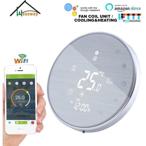 HESSWAY TUYA APP WIFI thermostat cooling heating for smart google home wire drawing