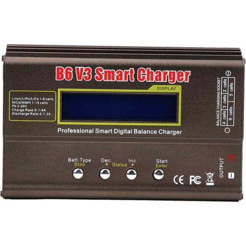 Model Balance Charger B6V3 80W Model Airplane Smart Digital Balance Battery Charger DC11.0-18.0 V