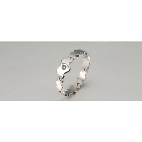 Love Heart Ring Design Women Ring Fashion Finger Ring Jewelry Gift Nice WMR104