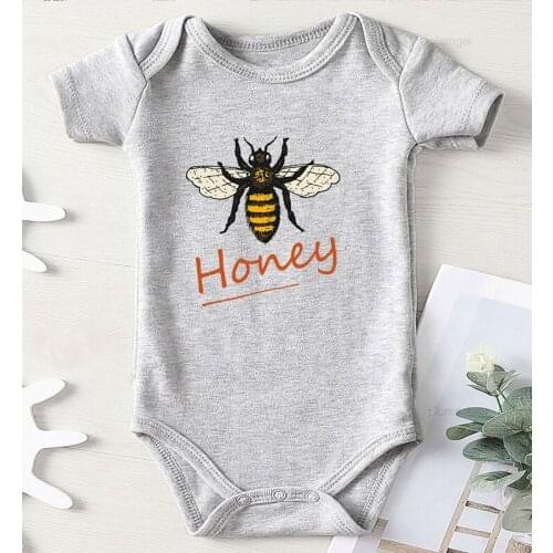 Winter Jumpsuit Babies Baby Clothes Long Sleeve Print Bee Bodysuit for Newborns Toddler Shower Gifts Kids' Thing Printing