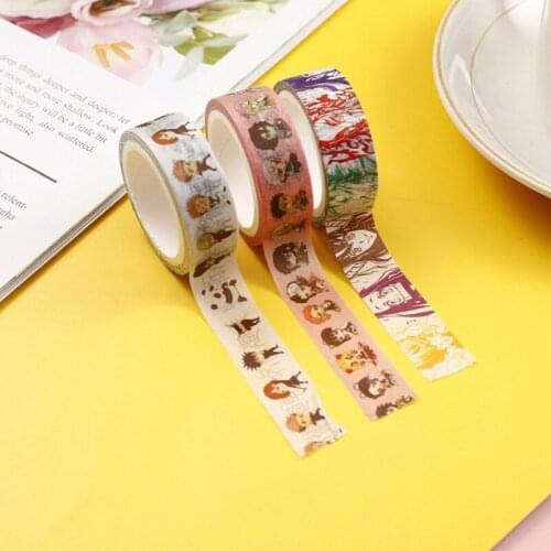 1 Pcs Anime Anime Kimetsu No Yaiba Jujutsu Kaisen Washi Tape Cartoon Adhesive Tape DIY Scrapbooking Sticker 1.5cmx5m