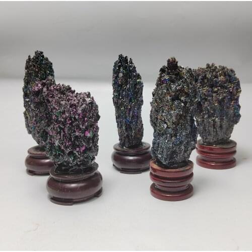 100% natural colorful mineral samples and crystal healing energy home decoration quartz gem ornaments sent to the base1pc