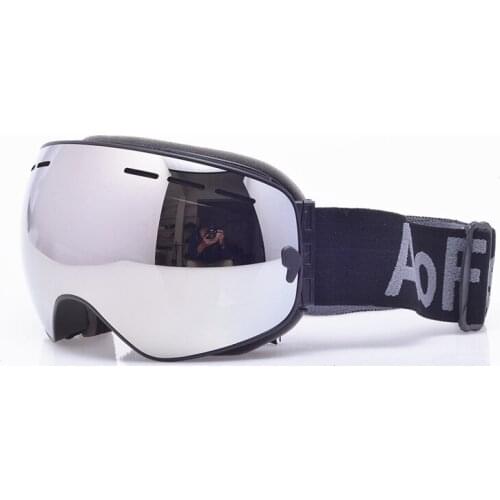 2021 Brand Ski Goggles UV400 Anti-fog Professional Spherical Big Ski Mask Glasses Skiing Snow Men Women Outdoor Snowboard Goggle