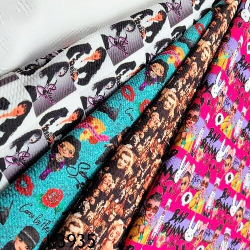 50*140cm Bullet Textured Liverpool Fabric Flower Printed DIY Tissue Kids Home Textile for Sewing Quilt Decoration Home K1160