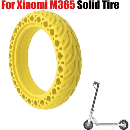8.5 Inch Honeycomb Solid Tires Universal Fit for Xiaomi Mijia M365 Electric Scooter Shock-Absorbing Tires Rubber Colorful Tire