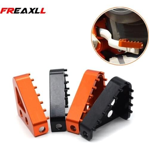 Motorcycle CNC Billet Aluminum Rear Brake Pedal Step Tips For SX EXC XCF XC XCW SXF EXCF SMR LC4 MX ENDURO 125-530 690 950
