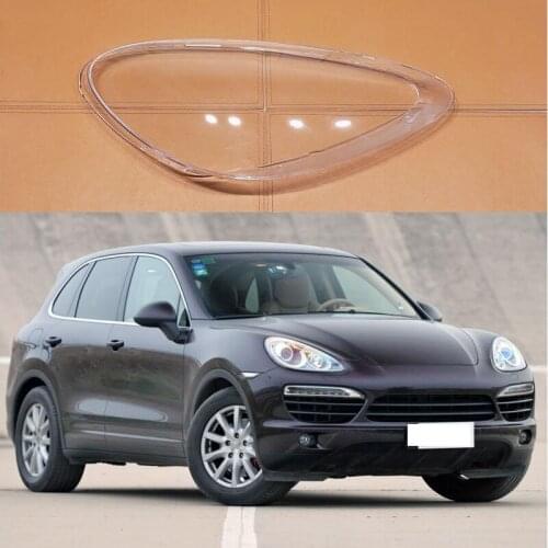 Car Headlamp Lens For Porsche cayenne 2011 2012 2013 2014 Car Headlight cover Headlamp Lens Auto Shell Cover