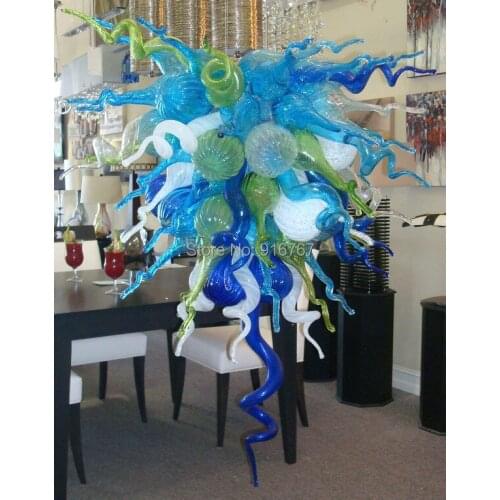 Free Shipping UL/CE 110v/220v LED Elegant Murano Glass Ceiling Lamp for Home