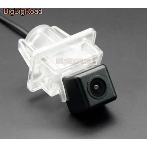 BigBigroad RCA & Original Factory Screen Monitor For Mercedes Benz C Class W204 E Class W212 W207 C207 CCD Car Rear View Camera