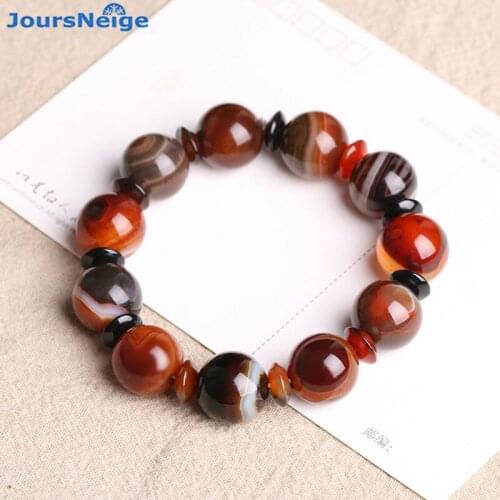 Wholesale Natural Crystal Bracelets Multicolor Buddha Bead Lucky for Men Women Tibetan Style Hand String Crystal Jewelry