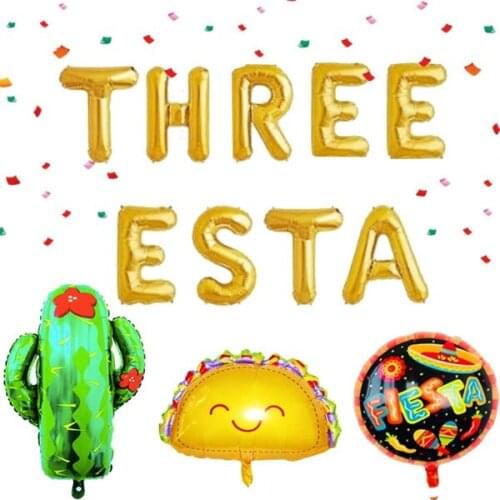 Mexican Third Birthday Decoration Three Esta Decorations Three-Esta Birthday Party Decorations 3rd Birthday Fiesta Party