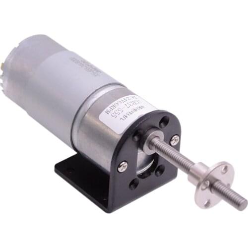 JGB37-555 miniature DC gear motor 12V24V high-power, high-torque, low-speed forward and reverse motor with flange and bracket sc