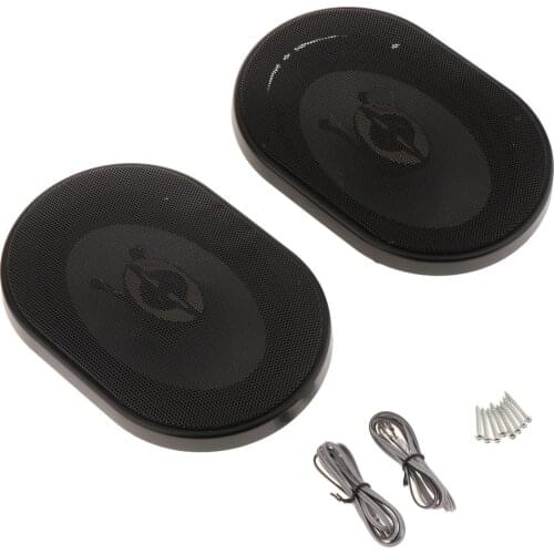 2 Pack Coaxial Car Speakers 380 Watts, 4 Ohm, 5x7 Inch Shallow Mount Car Coax Speakers, Clear Sound Effect