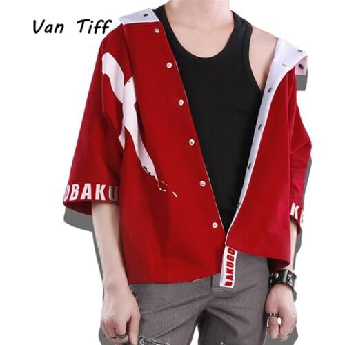 Anime Boku No Hero Academia Cosplay Bakugou Katsuki Costume Men Boy Coat Vest My Hero Academia Pants Jackets Full Set Gold Wig