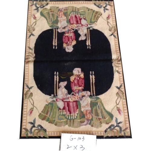 Orbusson Oriental Embroidered Carpet With Interwoven Woollen Wreath Knitted New Listing Wool Rug Carpet