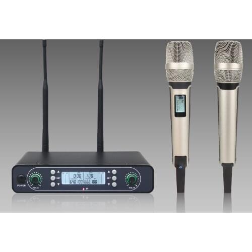 Leicozic HW600 Wireless Mikrofon Cordless Microfono Karaoke Microfone Handheld Microphone UHF Frequency Adjustable 80 Meters