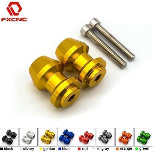 M6 CNC Motorcycle Swingarm Spool Sliders Swing Arm Spools Sliders For Aprilia RS 50/250 RSV Mille/R Dorsoduro 750 SL 750 Shiver