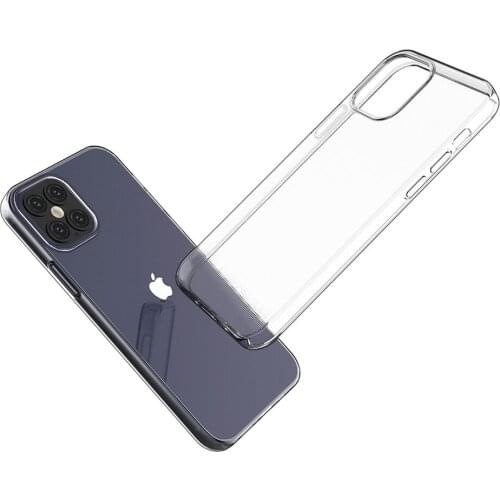 100Pcs/lot Soft Full Cover For iPhone 12 11Pro Max Case Slim Crystal TPU Phone Cover For iPhone 11 Pro Max X XS XR 8 7 6 Plus