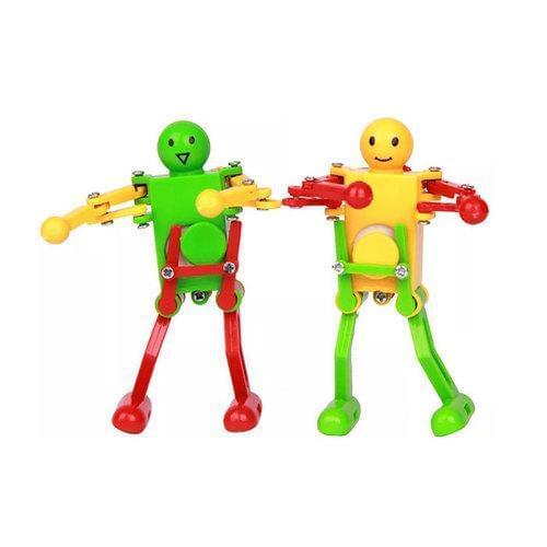 New product creative wind-up clockwork dancing twisting robot toy childrens educational toys hot night market stalls