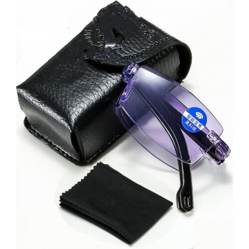 2021 New Folding Reading Glasses Women Men Presbyopic Hyperopia Glasses Computer Reading Glasses+1.0+1.5+2.0+2.5+3.0+3.5+4.0