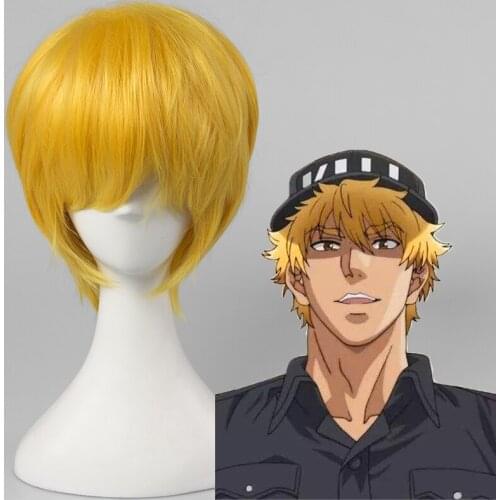 Anime Cells at Work Cosplay Wigs Killer T Saibou Cosplay Heat Resistant Synthetic Wig Hair Halloween Party Hataraku Saibou Wigs