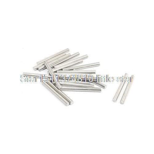 RC Helicopter 30mm x 3mm Stainless Steel Ground Shaft Round Rod 20Pcs