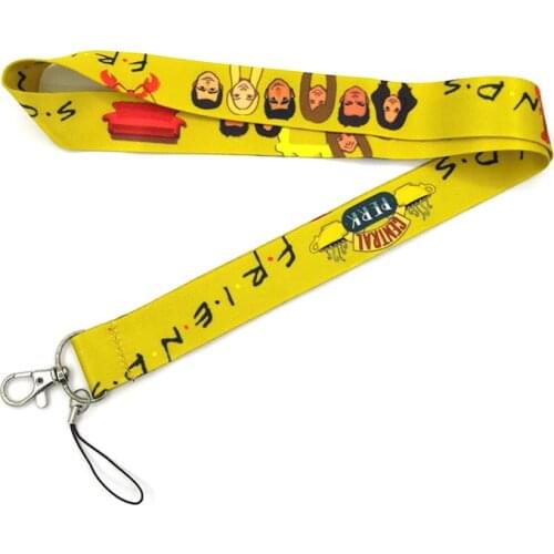 Regooly RE09 Friends tv show funny neck Strap Lanyards ID badge card holder keychain Phone Strap Gift Ribbon webbing necklace