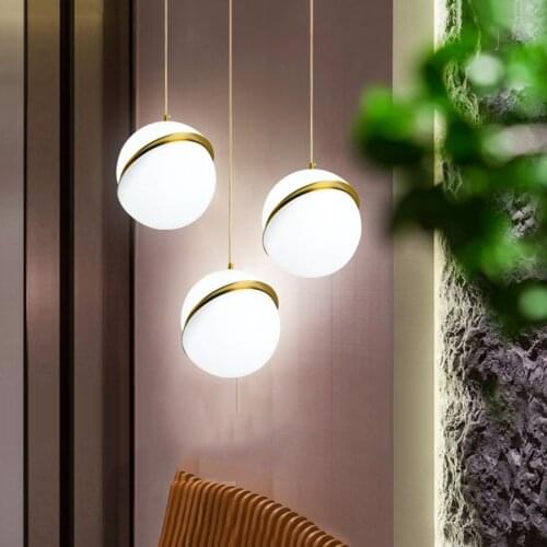 Dia15CM 20CM Creative Globe Pendant Light Cafe Bar Restaurant LED Pendant Lamp Home Dining Room Bedroom Hanging Light