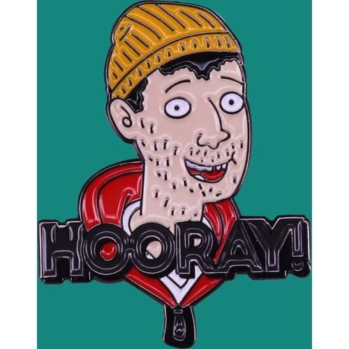 Todd Chavez Hooray Enamel Pins Brooch Collecting Alloy Lapel Badges Men Women Fashion Jewelry Gifts Adorn Backpack Collar Hat