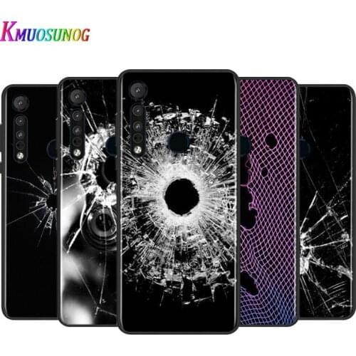 Trend Art Bullet Hole For Motorola G9 G8 G Stylus Power One Fusion Hyper Edge E7 E6 5G Plus Play Lite Silicone Phone Case