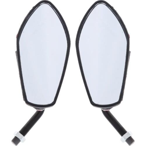 Universal Motorcycle Dirt Bike ATV Scooter 10mm Rear View Side Mirror