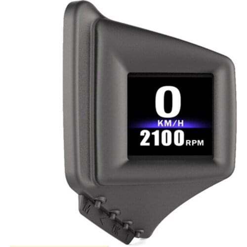Universal Car HUD Heads Up Display OBD GPS Dual Mode Multifunction Speed Clock Water Temperature Display NJ88